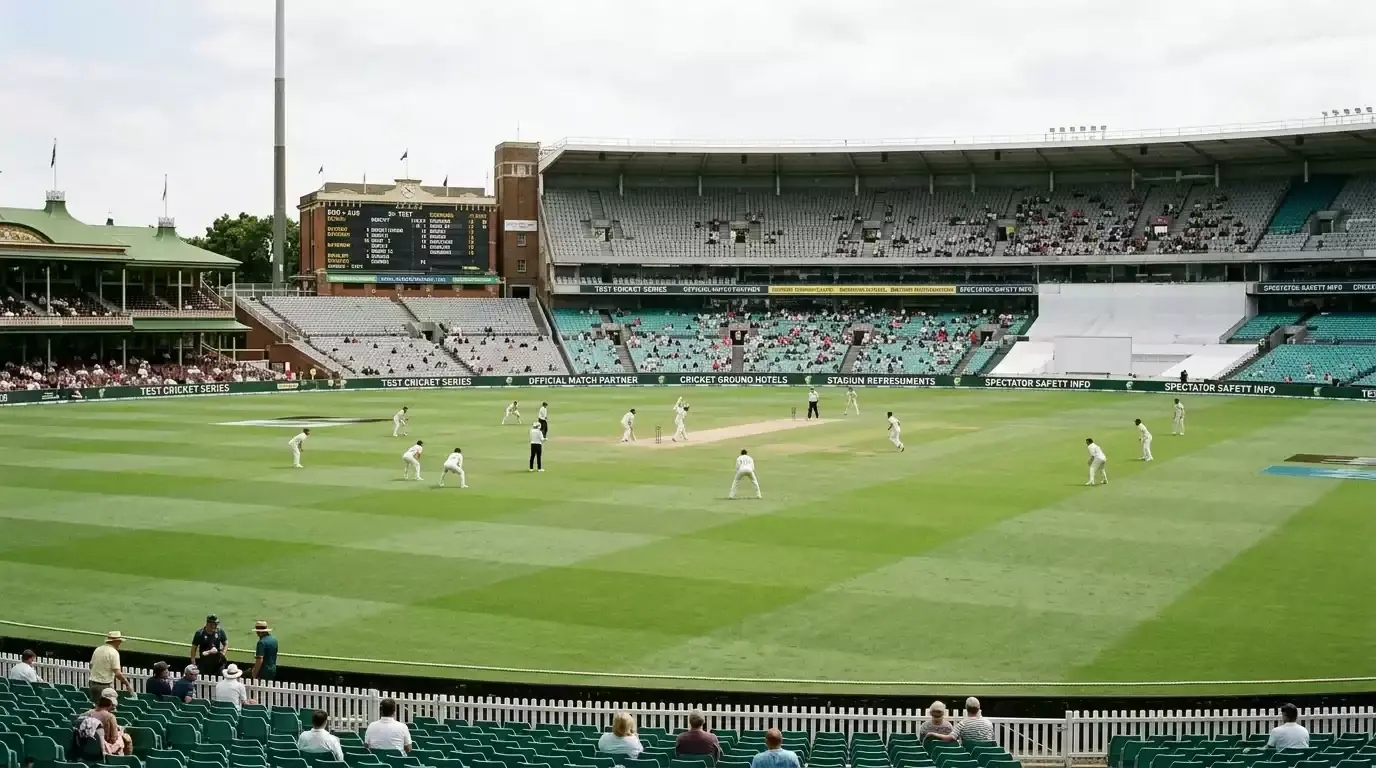 Half-empty stands at a Test cricket dead-rubber fixture in late series